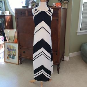 Black and White Maxi Dress